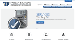 Desktop Screenshot of farzancpa.com